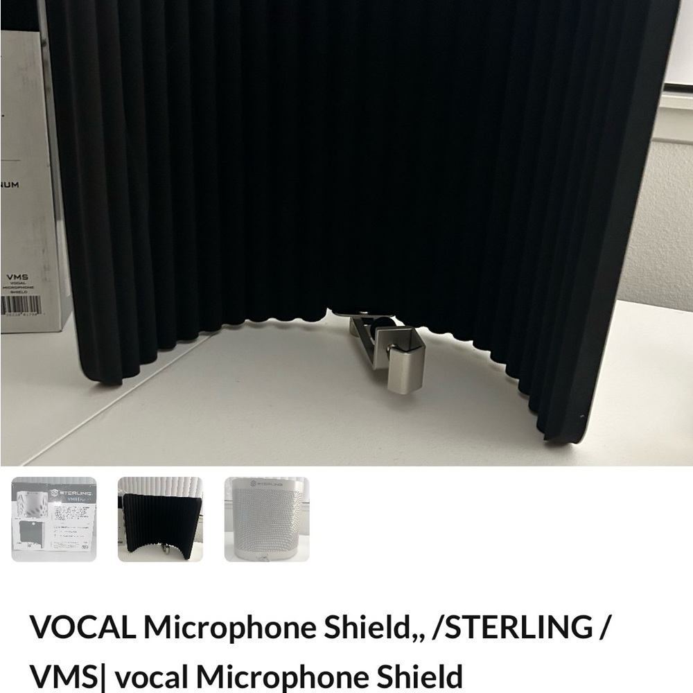 VMS Vocal Microphone Shield - Silver - Picture 3 of 3